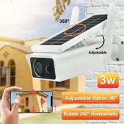 HD Wireless IP Camera Outdoor Waterproof Night Vision Solar Security Camera Home Security Surveillance Network Camera for home