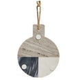 thumbnail image 4 of Lexi Home Real Marble Charcuterie Cutting Board - White and Grey, 4 of 6