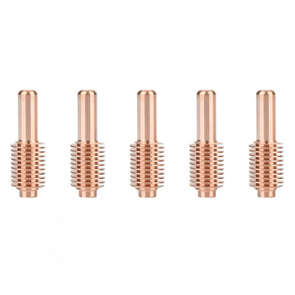 5pcs Plasma Cutter Electrodes 120926, Consumables for MAX1250 Cutting Machine, Made of  Copper, Suitable for Carbon, Stainless, Aluminum Copper Cutting, Includes Plasma Torch