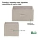 thumbnail image 4 of Comoda Cajonera 5 Cajones Mueble Organizador de Tela Madera beige L, 4 of 8