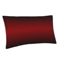 thumbnail image 2 of Bingfone Red Geometric Printed Pillowcase 20x36 inches - Standard Pillow Cases with Envelope Closure,Gifts for Women Men, 2 of 9