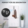thumbnail image 2 of Perchero de 2 piezas para colgar sobre la puerta | Gancho vintage de acero inoxidable con diseño de diamantes de cristal | Perchero para cocina, baño y dormitorio, 2 of 5