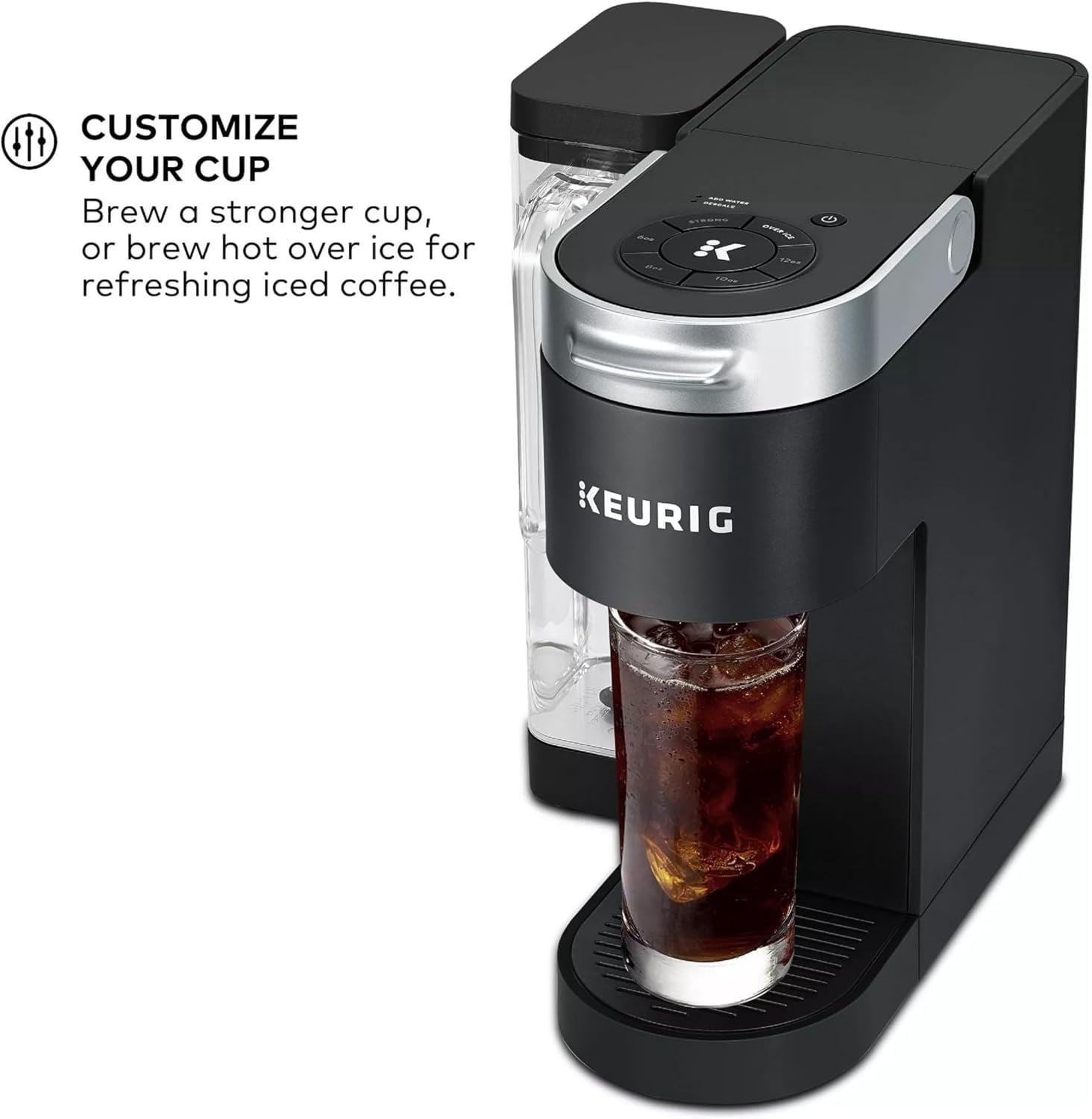 Restored Keurig KSK910BK K-Supreme Single Serve K-Cup Pod Coffee Maker, Black (Refurbished)