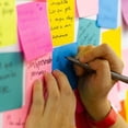 thumbnail image 5 of olkpmnmk 8 Pads Sticky Notes, Self-Stick Pads 8 Colors Sticky Note with 100 Sheets, Adhesive Color Sticky Notes, Recyclable Sticky Pads for Notebook, Classroom Office Essentials, 3脳3 Inch, 5 of 8