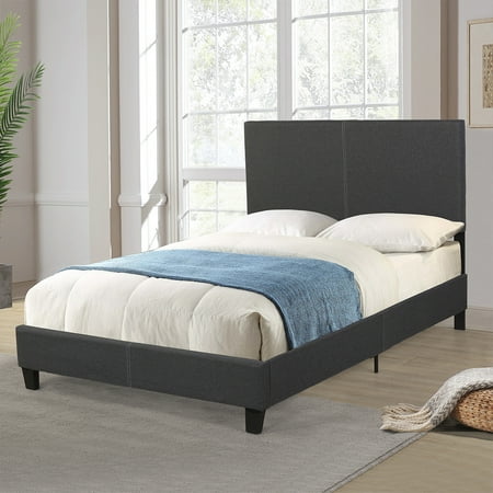 Vintage Bedframes Full Bed Frame Metal Platform Complete Bed with Vintage Headboard and Footboard Box Spring Replacement Steel Bed Frame ()