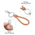 thumbnail image 3 of Uxcell Wristlet Keychains Wrist Lanyard Keychain Hand Strap Keys Holder Orange 2 Pack, 3 of 5