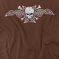 thumbnail image 2 of Celtic Skull & Bones T-Shirt Unisex Graphic Tee For Men & Women, 2 of 7