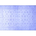 thumbnail image 1 of Ahgly Company Machine Washable Indoor Rectangle Oriental Blue Traditional Area Rugs, 4' x 6', 1 of 4