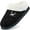 Black, variant on Ecetana Womens Slipper With Memory Foam Fluffy Soft Warm Slip On House Shoes