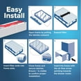 thumbnail image 6 of Filtrete 20x25x4 Replacement Air Filters, MPR 1000 MERV 11, Allergen Defense, 2 Pack, 6 of 11