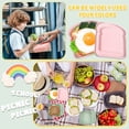 thumbnail image 2 of 4 Uds contenedores de sándwich para loncheras, contenedor de caja de sándwich reutilizable para niños, contenedor de pan con soporte para sándwich, 2 of 5