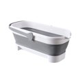 thumbnail image 1 of relayinert Collapsible Mops Bucket Portable Multifunctional Large Capacity Wide Applications Fold Basin For Large+Grey 1Set, 1 of 6