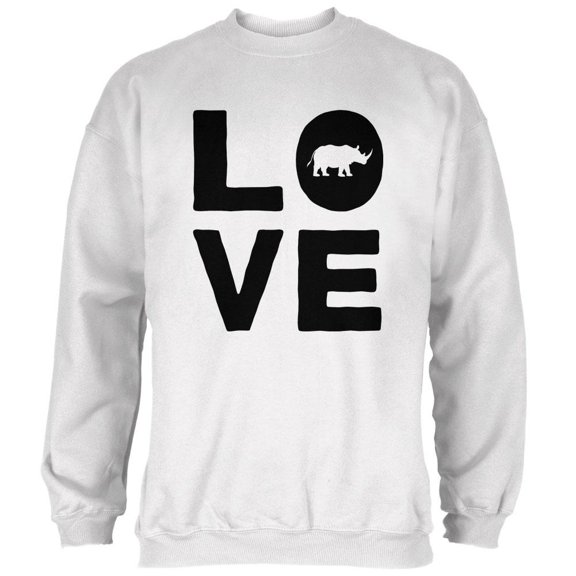 Rhino Love Mens Sweatshirt