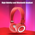 thumbnail image 5 of Back to School Gifts under $5 Bluetooth Mode Headset Wireless Heavy Bass Game Music Key Control Over-Ear Foldable Wireless And Wired Stereo Headset Soft Earmuffs &Light Weight on Clearance, 5 of 6