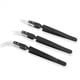 thumbnail image 4 of 6 Uds Pinzas de CeráMica Inversa AntiestáTica IC SMD SMT Pinzas Inversas Resistentes Al Herramientas de Mano de 1000 Grados Negro, 4 of 5