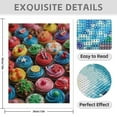 thumbnail image 3 of Diamond Art Kit for Adults, Cupcake Colorful Print No.6 Diamond Painting for Adults Beginners, 5D DIY Diamond Art Painting Kits, Colorful Diamond Painting Craft for Home Decor 12x16, 3 of 7