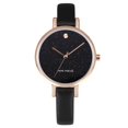 thumbnail image 1 of Delix Stylish Women Watch Leather Band Quartz Watch Round Dial Rhinestone Watch, 1 of 10