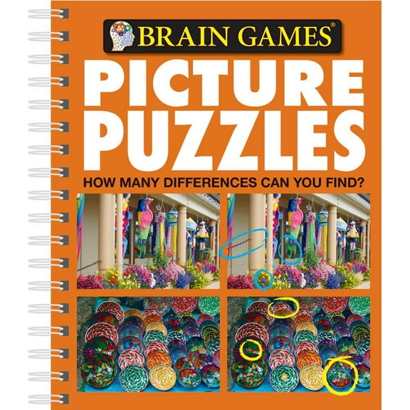 Pre-Owned Brain Games - Picture Puzzles #5: How Many Differences Can You Find?: Volume 5 (Spiral-bound) 1412716586 9781412716581