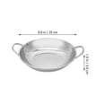 thumbnail image 3 of Stainless Steel Pot Kitchen Accessory Stir Frying Pans Steamer Vegetable Skillet with Lid Metal, 3 of 6