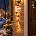 thumbnail image 4 of Glowing Christmas Door Hanger Light Decoration Santa Design Pre Lit Hanging Ornament For Side Door Entryway And Wall Display,47.24Inch, 4 of 5