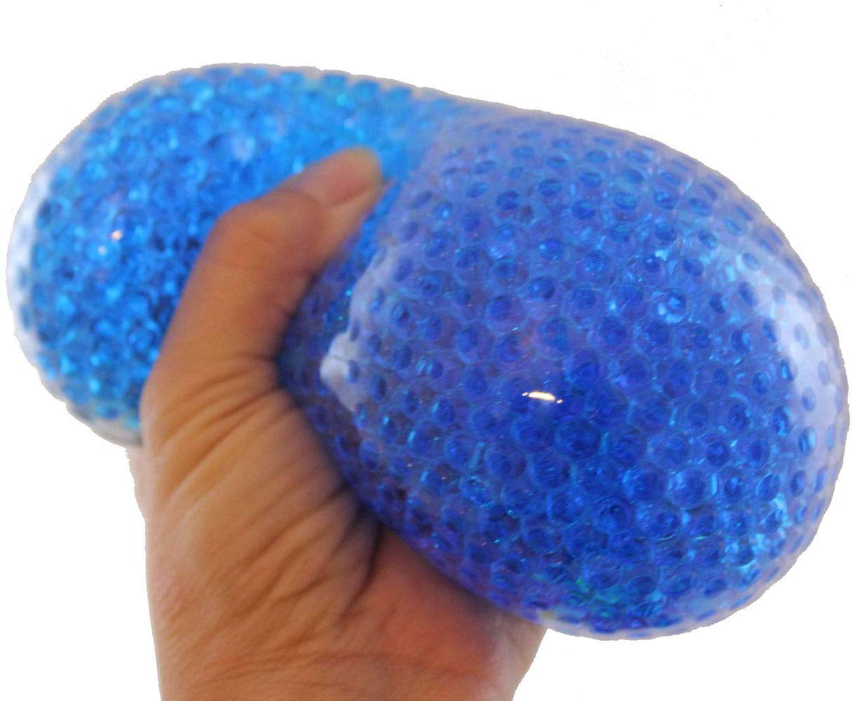 1x 4" Water Bead Squish Ball Squeeze Ball Stress Ball 