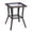 Brown, variant on IVV 18-inch Outdoor Square Side Table, 2-Tier Wicker Rattan Patio Table w/ Ripple Glass Top & Powder-Coated Steel Frame, Easy Assembly, Black