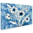 thumbnail image 2 of Trademark Fine Art "Batik Flowers Crop" Canvas Art by Shirley Novak, 2 of 3