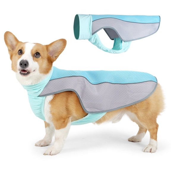 Dog Vest Summer Breathable Ice Silk Pet Clothes for Medium Large Dogs