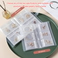 thumbnail image 6 of Clear Jewelry Storage Book Bag Multifunction Transparent Organizer Album for Ring Bracelet Necklace Earring Bead Collect, 6 of 18