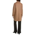 thumbnail image 2 of Tahari womens  Double Face Wool-Blend Coat, s, Brown, 2 of 4