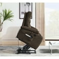 thumbnail image 4 of Trek Electric Power Lift Recliner Chair with Massage and Heat - Dark Brown, 4 of 10