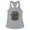 Heather Grey, variant on Coffee Black Like My Soul Tank Top Fitted Racerback Women's Large White