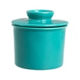 thumbnail image 1 of BeesClover Butter Crock, Butter Container with Scraper, Lid, Smooth Edges, Bottom Anti Slip, Ceramic French Butter Dish Festival Gift for Family, Friends, Holiday, Birthday, 1 of 8