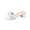 White, variant on Pink Sandals High Heels For Women Casual Fishmouth Peep Toe Mesh Bowknot Strap Rubber Sole Shoes Breathable Large Size Options 1 Pair Shoe Box Included Size 42 Eu Weight 0.83 Lbs