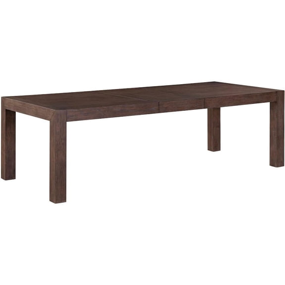Liberty Furniture Rectangular Table for Dining Room with Self Storing Leaf - Satin Espresso Oak