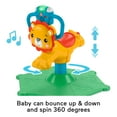 thumbnail image 4 of Fisher-Price Bounce & Spin Lion Stationary Ride-On Electronic Learning Toy for Toddlers, 4 of 8