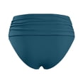 Byoo Tween Girl Solid Swimwear Ruched High Waisted Swim Bottoms Pool ...