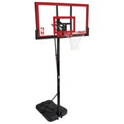 Angle View: Spalding 48 Inch Residential Slam Portable Basketball Hoop