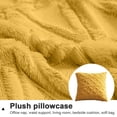 thumbnail image 3 of Juego de 2 fundas de almohada suaves de felpa de lana corta, funda de cojín con patrón cuadrado, decoración para sofá y dormitorio, 3 of 5