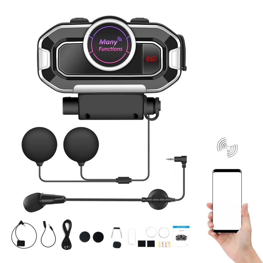 Tohuu Motorcycle Headset Speakers Motor Helmets Headset Waterproof