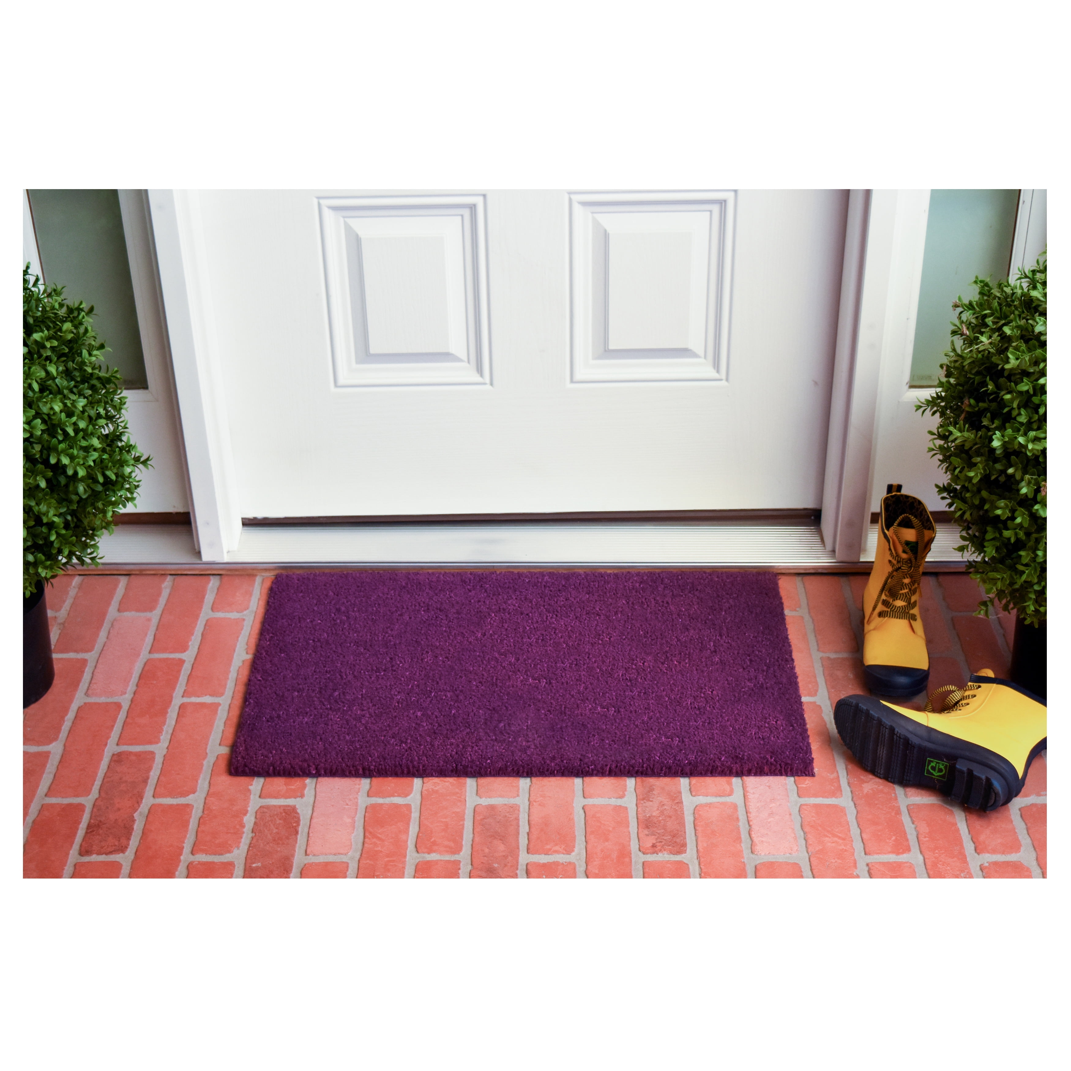 Collins Purple Pastel Doormat, 24" x 36"