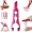 1PC-Pink, variant on 3-in-1 Multi-Purpose Heat-Resistant Anti-Scald Clamp, Versatile Bowl and Dish Pot Lifter for Microwave and Oven, Non-Slip Kitchen Gripper Tool