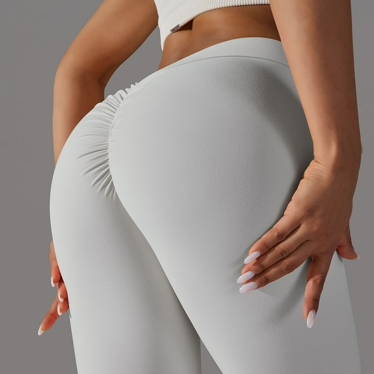 Hot white yoga pants best sale
