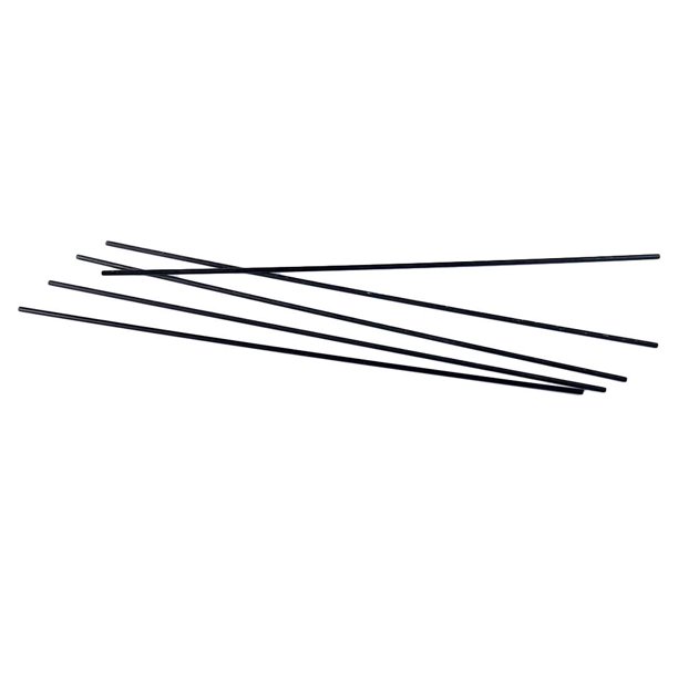 5 varillas de fibra de carbono de 2 x 1 x 200 mm para maquetas, dioramas y escenarios.