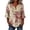 Hot Pink, variant on Women Boho Floral Blouse 2026 V Neck 3/4 Sleeve Button Front Loose Fit Art Print Top Lightweight Flowy Casual Summer Shirt for Garden Party Cottagecore Daily, Dark Gray, XL