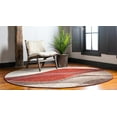 thumbnail image 4 of Unique Loom Autumn Collection Area Rug - Plantation (5' 3" Round Multi/Beige), 4 of 8