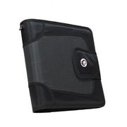 Case-it The Open Tab Binder with Tab File, O-Ring, 2 inches, Black, 1 each