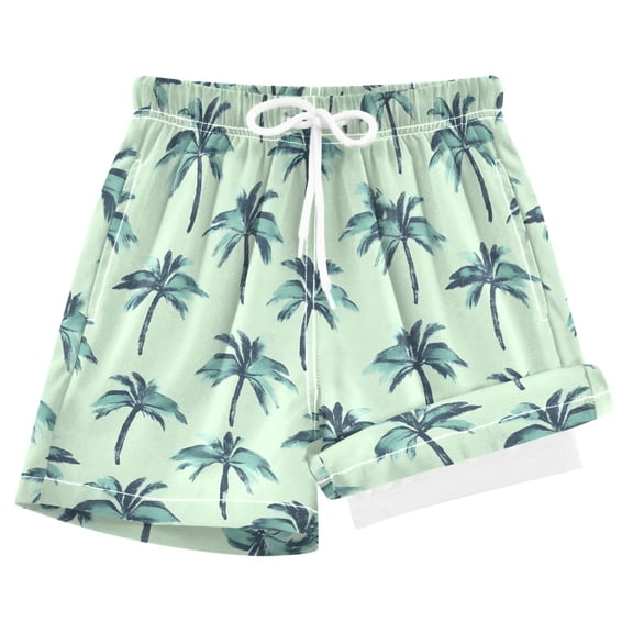 joogoo Palm Trees-h1 Boys Swim Trunks Beach Swimsuit Shorts Boxer 8Y