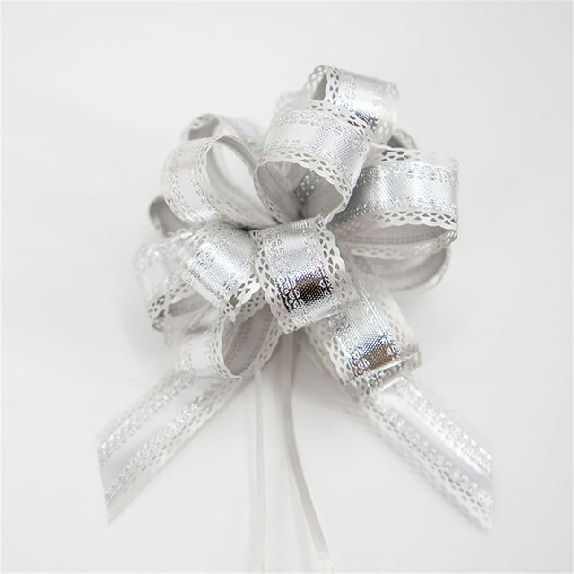 Vaidha Ribbon Flower Wrap Ribbon Pull Flower Party Gift Wrapping Decoration Present