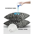 thumbnail image 4 of Pack of 2 Outdoor Pillow Covers, Animal Skin Leopard Print Waterproof Square Throw Pillowcase Cushion Decorative Pillow Covers for Couch Patio Tent, 16x16 in, 4 of 6